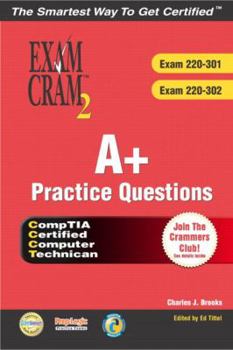 Paperback A+ Practice Questions [With CDROM] Book