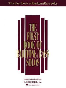 Paperback The First Book of Baritone/Bass Solos Book