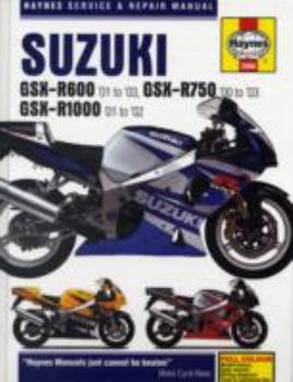 Hardcover Haynes Suzuki GSX-R600 '01 to '03, GSX-R750 '00 to '03, GSX-R1000 '01 to '02 Book
