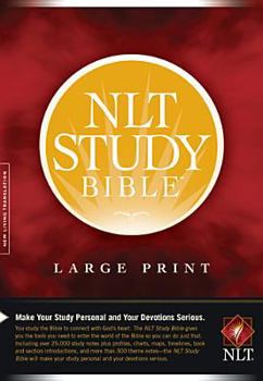 Hardcover Study Bible-NLT-Large Print [Large Print] Book