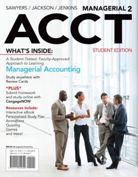 Paperback Managerial Acct2 (with Cengagenow with eBook Printed Access Card) Book
