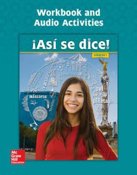 Paperback Asi Se Dice! Level 1, Workbook and Audio Activities Book