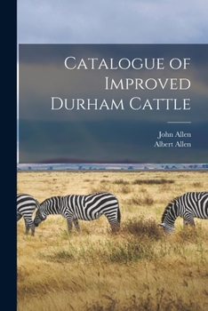 Paperback Catalogue of Improved Durham Cattle Book