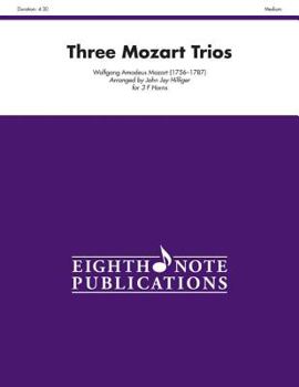 Paperback Three Mozart Trios: Score & Parts Book