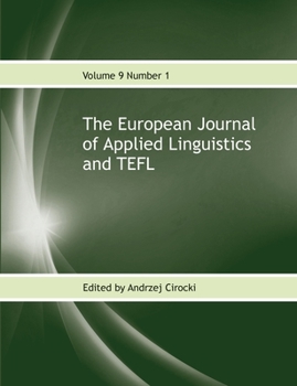 Paperback The European Journal of Applied Linguistics and TEFL Volume 9 Number 1 Book