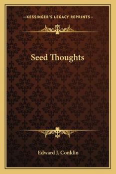 Paperback Seed Thoughts Book