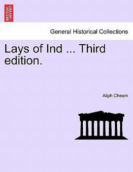 Paperback Lays of Ind ... Third Edition. Book