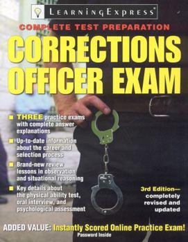 Paperback Corrections Officer Exam [With Free Online Practice Test from Learningexpress] Book