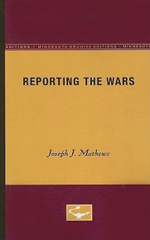 Paperback Reporting the Wars Book