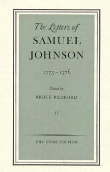 Hardcover The Letters of Samuel Johnson, Volume II: 1773-1776 Book