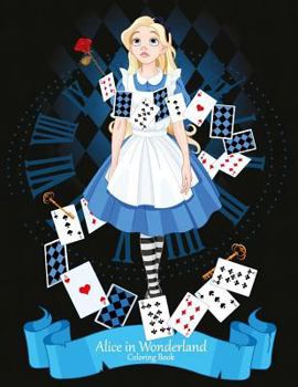 Paperback Alice in Wonderland Coloring Book 1 Book