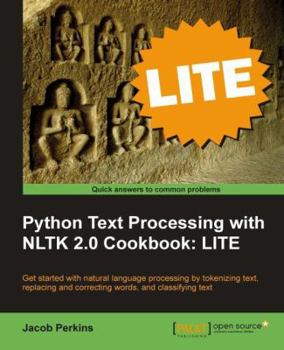 Paperback Python Text Processing with NLTK 2.0 Cookbook: LITE Edition Book