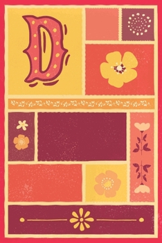 Paperback D: One Day at a Time Affirmation Notebook - Anxiety Tracking Journal for Women - Monogrammed Diary Book