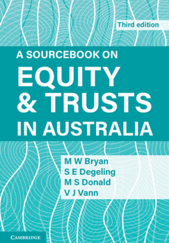 Paperback A Sourcebook on Equity and Trusts in Australia Book