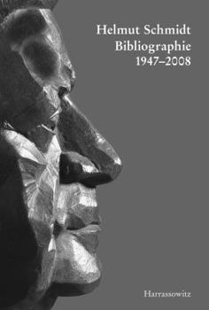 Hardcover Helmut Schmidt-Bibliographie 1947-2008 [German] Book