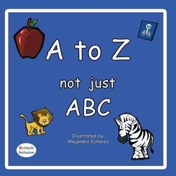 Paperback A to Z, not just ABC: Little Hands 6.5in x 6.5in Book
