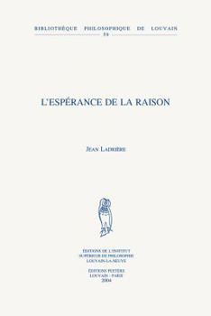 Paperback L'Esperance de la Raison [French] Book