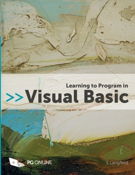 Paperback Learning to Program in Visual Basic Book