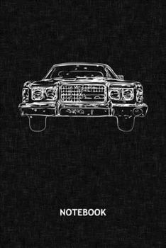 NOTEBOOK: Auto Lover Note Book Grid-lined 6x9 - Retro Journal A5 Gridded - Vintage Lover Planner Classic Car 120 Pages SQUARED - Automotive Diary Vintage Car Soft Cover - 90s Kids Birthday Present
