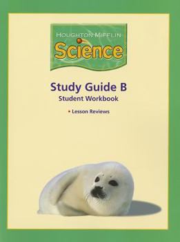 Paperback Houghton Mifflin Science: Study Guide Consumable Level 1 Book