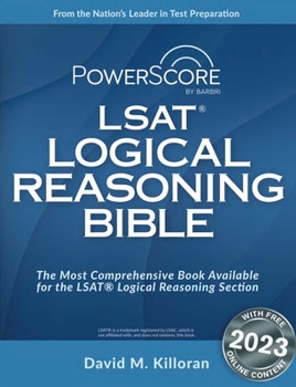 Paperback Powerscore LSAT Logical Reasoning Bible Book