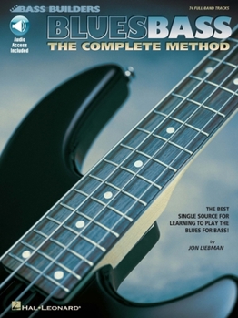 Paperback Blues Bass - Book/Online Audio [With CD with 74 Full-Band Tracks] Book