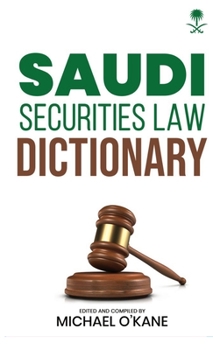 Paperback Saudi Securities Law Dictionary Book