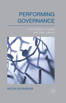 Paperback Performing Governance: Partnerships, Culture and New Labour Book