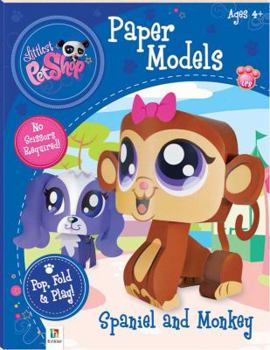 Littlest Pet Shop Spaniel and Monkey