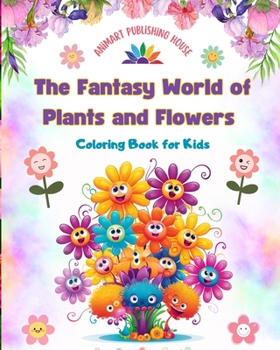 The Fantasy World of Plants and Flowers - Coloring Book for Kids - Funny Designs with Nature's Most Adorable Creatures: Lovely Collection of Creative and Adorable Nature Scenes for Children