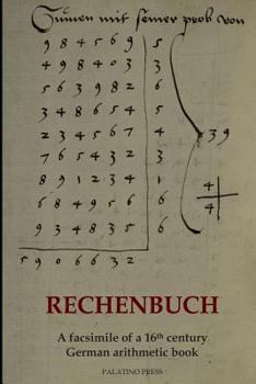 Paperback Rechenbuch: A facsimile of a 16th century German arithmetic book