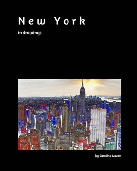 Paperback New York in drawings 20x25 Book