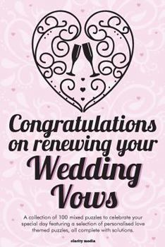 Paperback Congratulations On Renewing Your Wedding Vows Puzzle Book