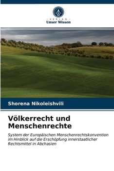 Paperback Völkerrecht und Menschenrechte [German] Book