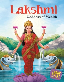 Hardcover Lakshmi Goddess of Wealth: Large Print Book