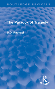 Hardcover The Paradox of Tragedy Book