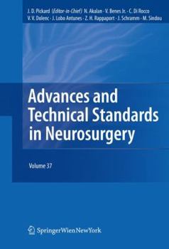 Hardcover Advances and Technical Standards in Neurosurgery, Volume 37 Book