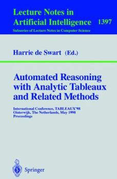 Paperback Automated Reasoning with Analytic Tableaux and Related Methods: International Conference, Tableaux'98, Oisterwijk, the Netherlands, May 5-8, 1998, Pro Book