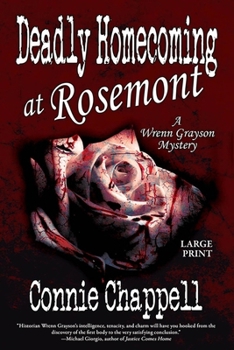 Paperback Deadly Homecoming at Rosemont (Large print) Book