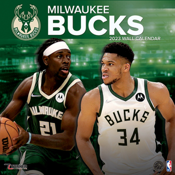 Unknown Binding Milwaukee Bucks 2023 12x12 Team Wall Calendar Book