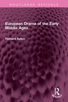 Paperback European Drama of the Early Middle Ages Book