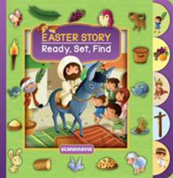 Hardcover Ready, Set, Find! Easter Story Book