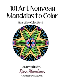 Paperback 101 Art Nouveau Mandalas to Color: Beardsley Collection 3 Book