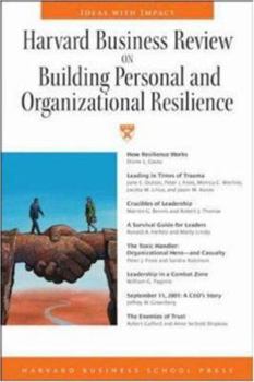 Paperback Harvard Business Review on Building Personal and Organizational Resilience Book
