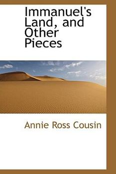 Hardcover Immanuel's Land, and Other Pieces Book
