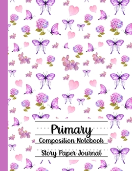 Paperback Primary Composition Notebook, Story Paper Journal Book