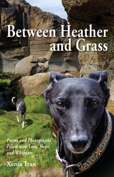 Paperback Between Heather and Grass: Poems and Photographs Filled with Love, Hope and Whippets Book