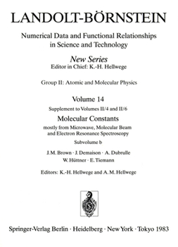 Hardcover Radicals, Diatomic Molecules and Substance Index Book