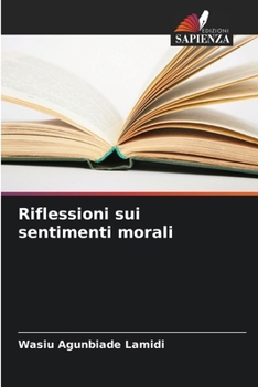 Paperback Riflessioni sui sentimenti morali [Italian] Book