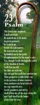 The 23rd Psalm Bookmark (Package of 25)